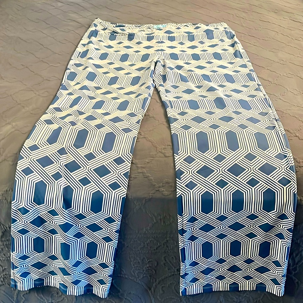 J McLaughlin Geometric Patterned Pants XL